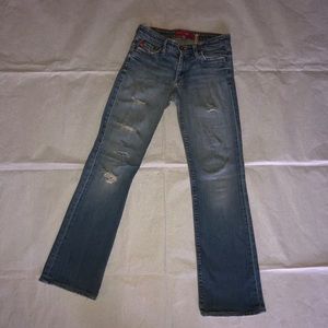 Big Star Distress Bootcut Jeans